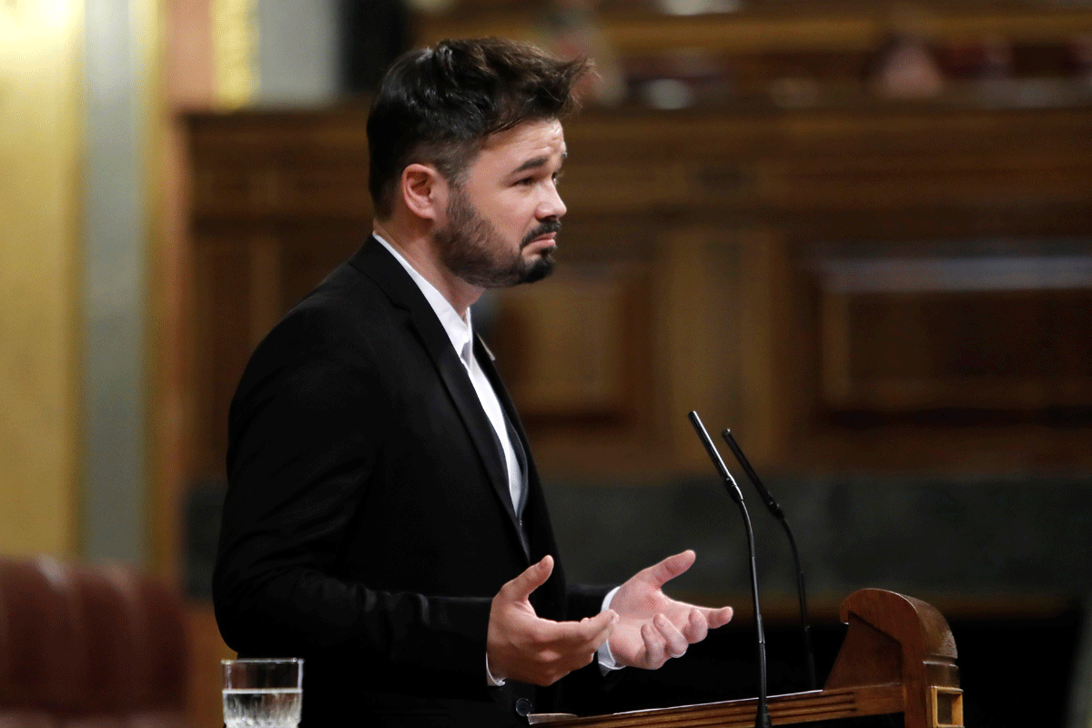 El diputado de ERC Gabriel Rufián