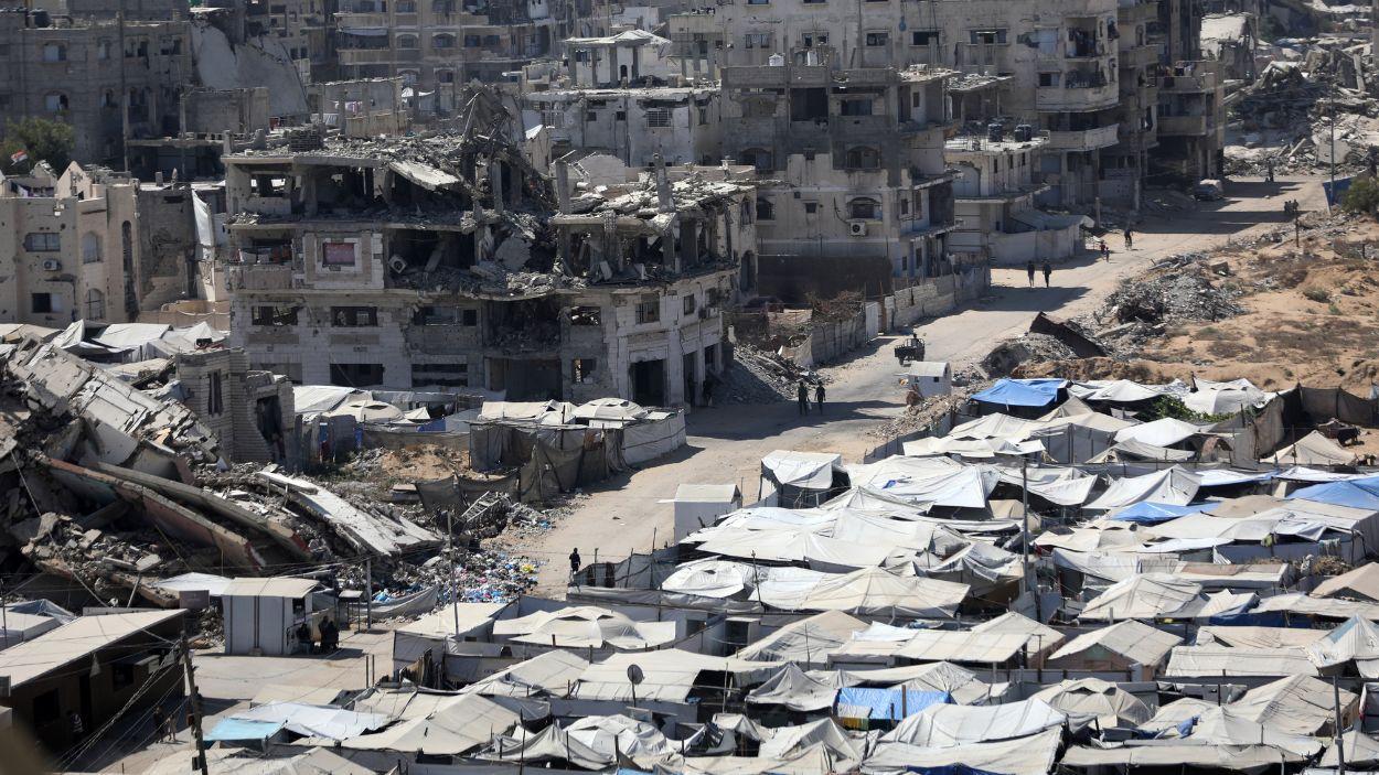 Campo de refugiados en Gaza. EP.
