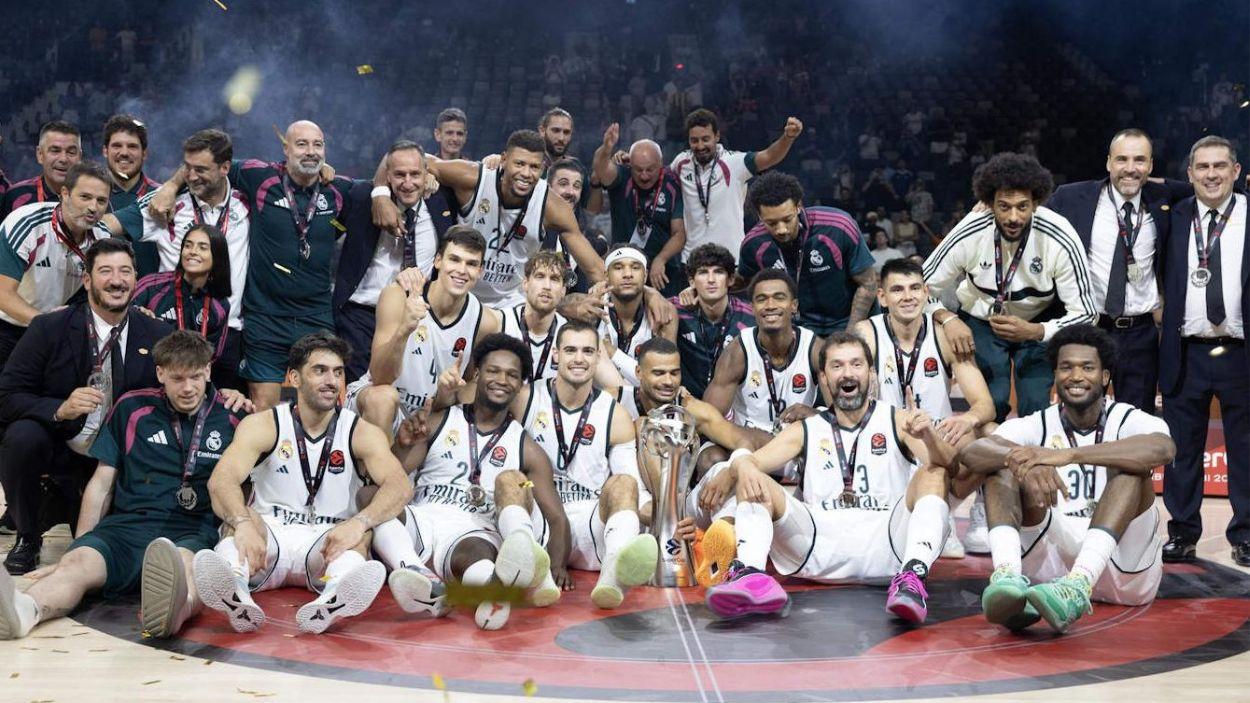 El Real Madrid gana la primera Supercopa de la Euroliga tras derrotar a Olympiacos. Euroleague. 