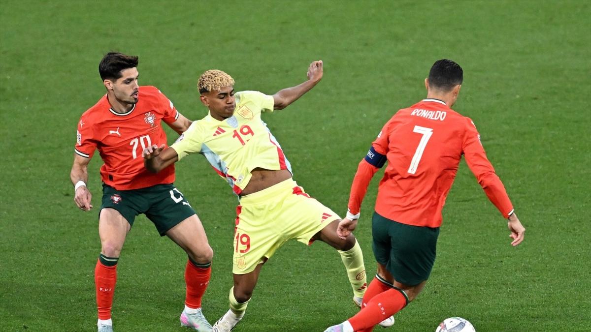 Partido de Nations League entre España y Portugal| EP