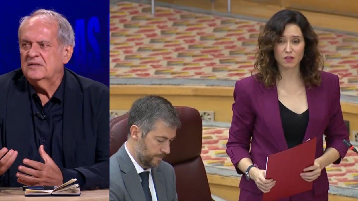 Javier Aroca en 'Malas Lenguas Noche'. RTVE. 