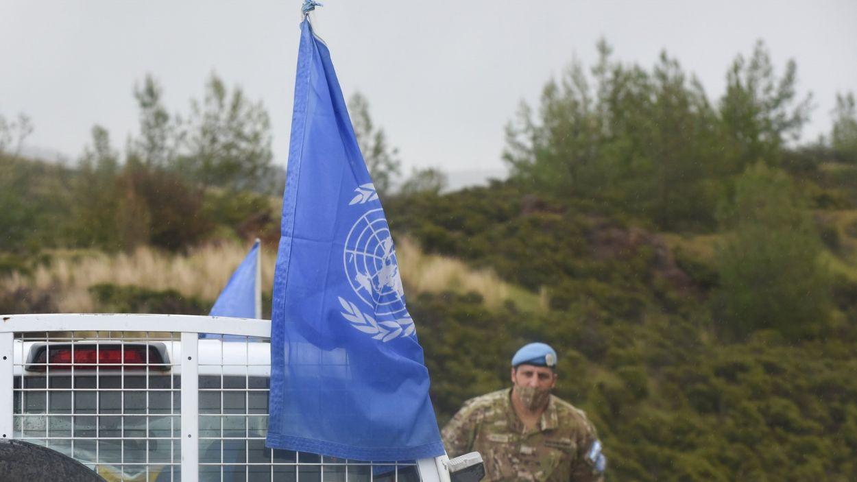 Vehículo de la misión de la ONU en Chipre. EP.