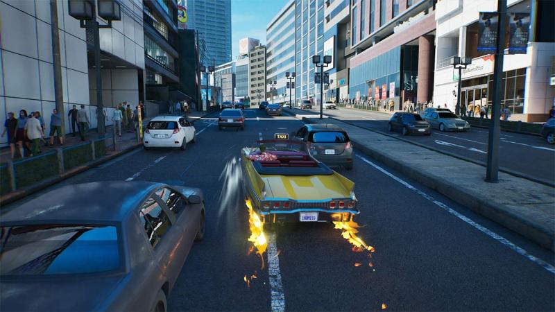 Tokio en Crazy Taxi World Tour