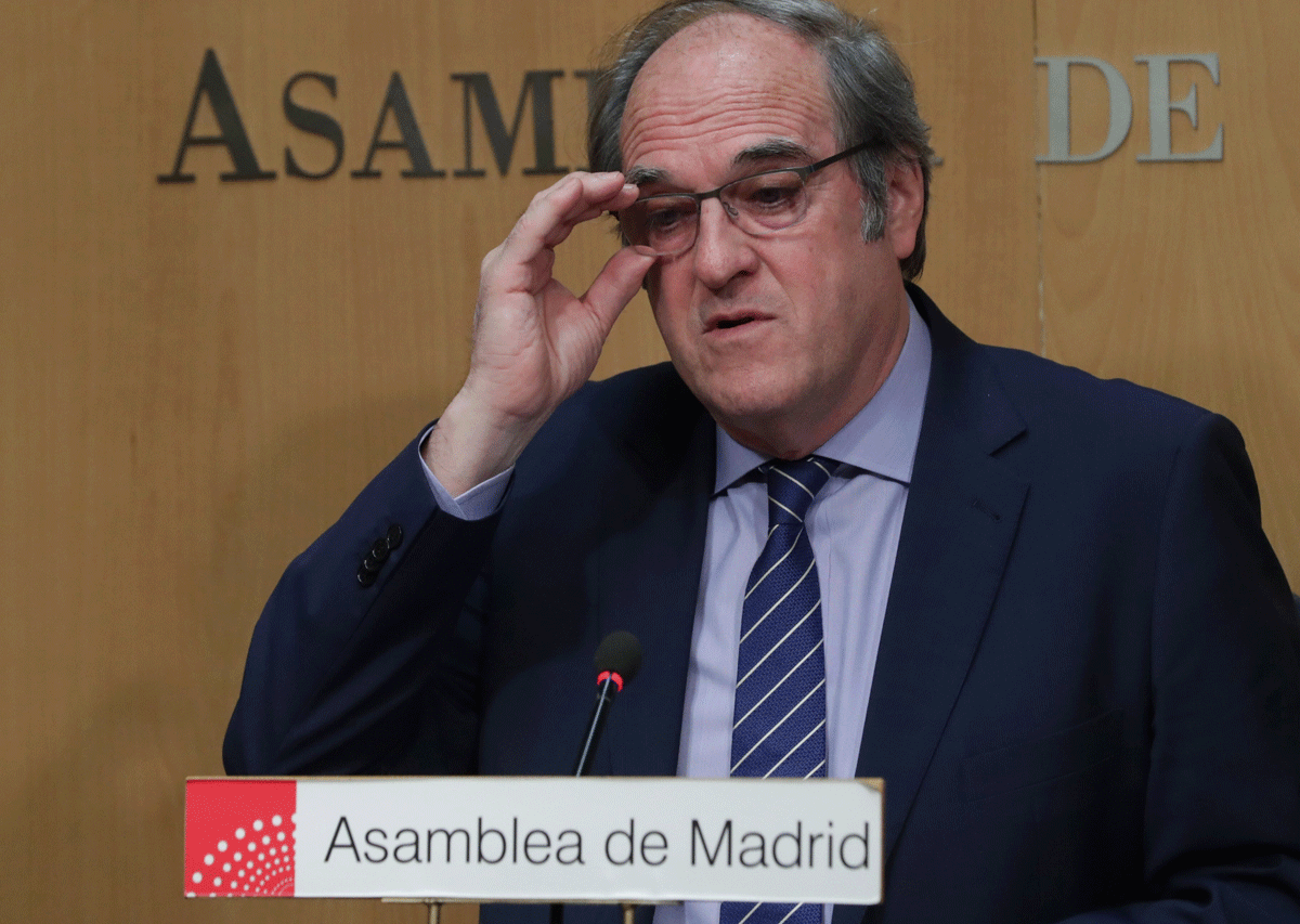 El portavoz del PSOE-M en la Asamblea de Madrid, Ángel Gabilondo