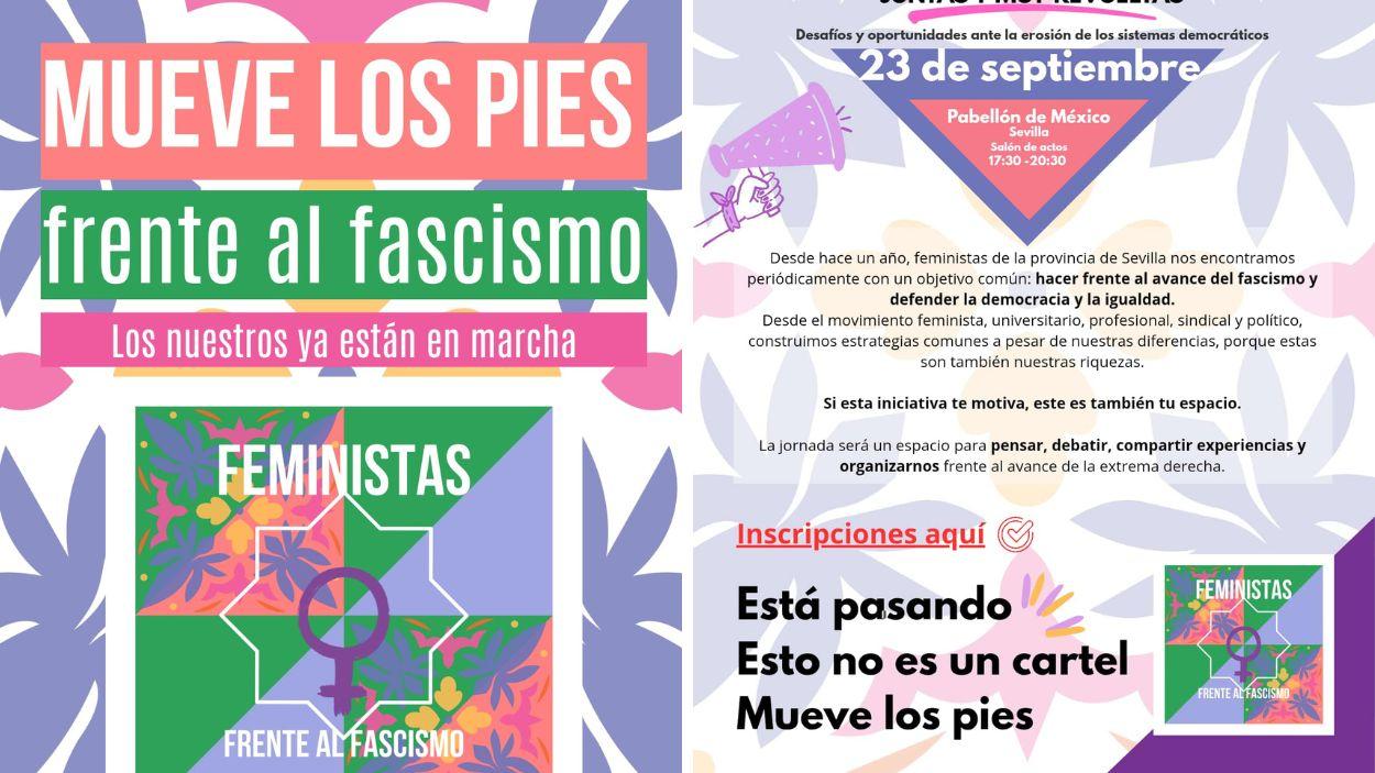 Carteles del evento del próximo 23 de septiembre