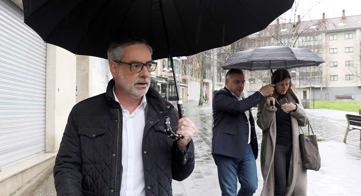 El portavoz en el Congreso de Ciudadanos, José Manuel Villegas, en Galicia