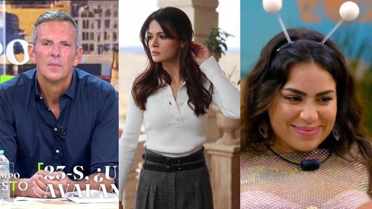 'El Tiempo Justo', 'En Tierra Lejana' y 'La Isla de las Tentaciones'. MEDIASET/ATRESMEDIA