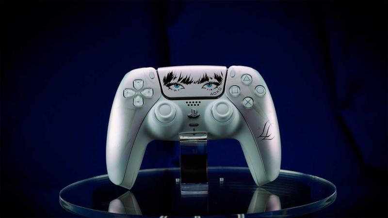 Mando Dualsense de Playstation inspirado en Lisa de Blackpink Mando Dualsense de Playstation inspirado en Lisa de Blackpink