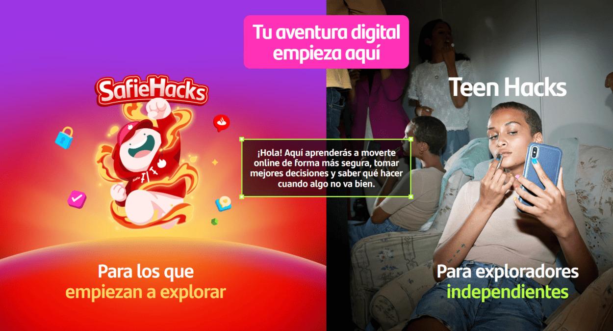 Santander lanza Safie Hacks & Teen Hacks, un nuevo espacio de seguridad digital para niños y adolescentes. BANCO SANTANDER