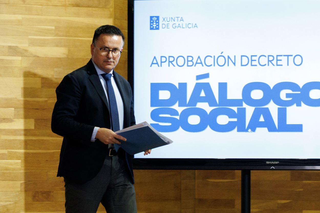 Imagen del conselleiro de Emprego, José González, cuya bodega familiar está en el punto de mira (Foto: Europa Press).