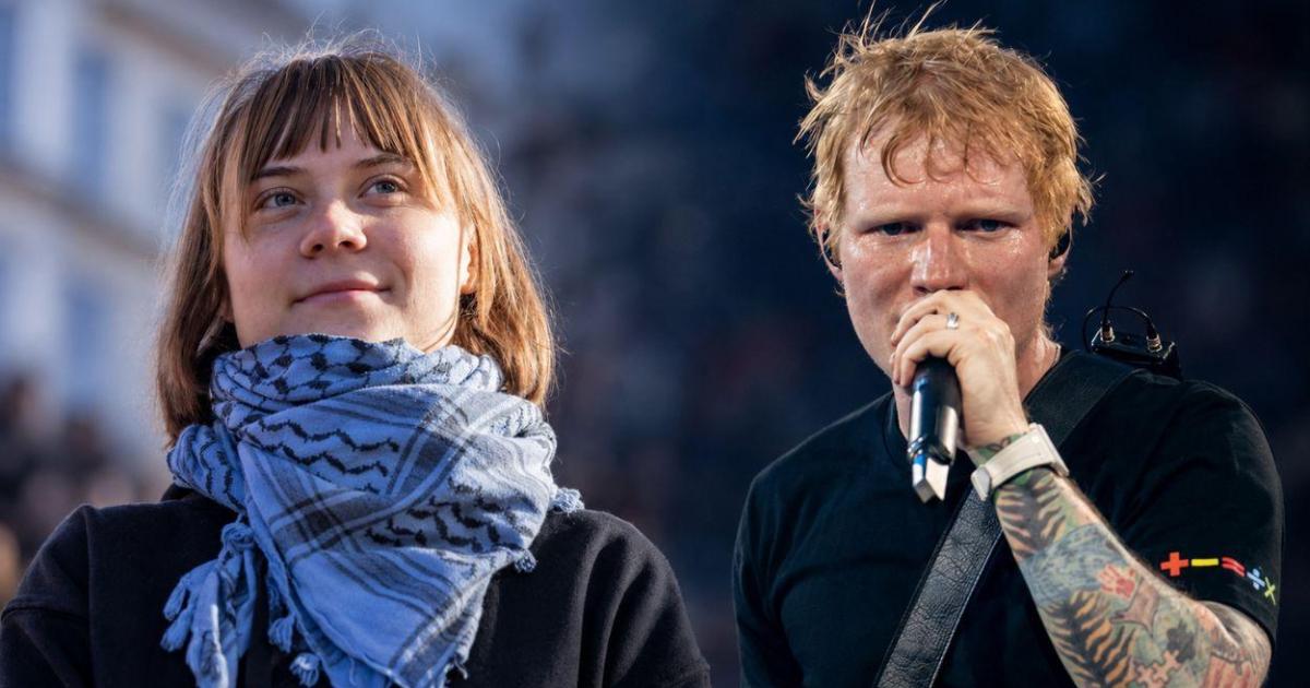 Greta Thunberg carga contra Ed Sheeran por Palestina