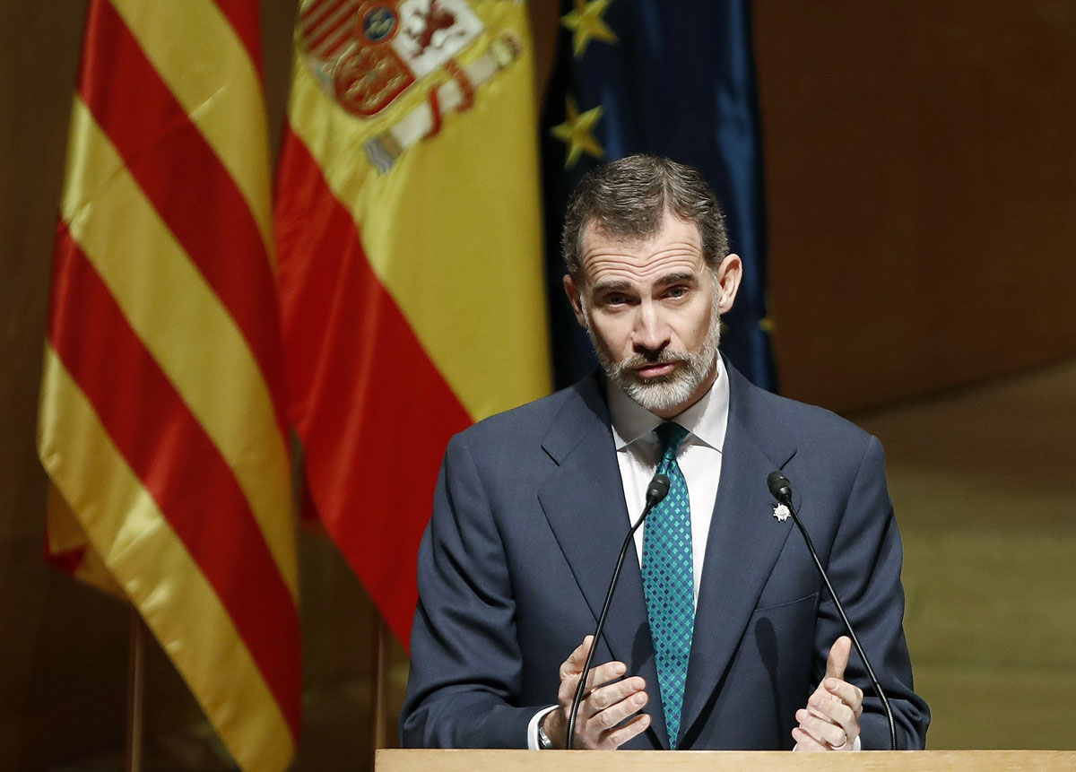 El rey Felipe VI en una imagen de archivo. Fuente: EP.