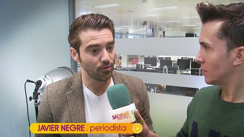 Javier Negre en el programa "Sálvame", en una imagen de archivo