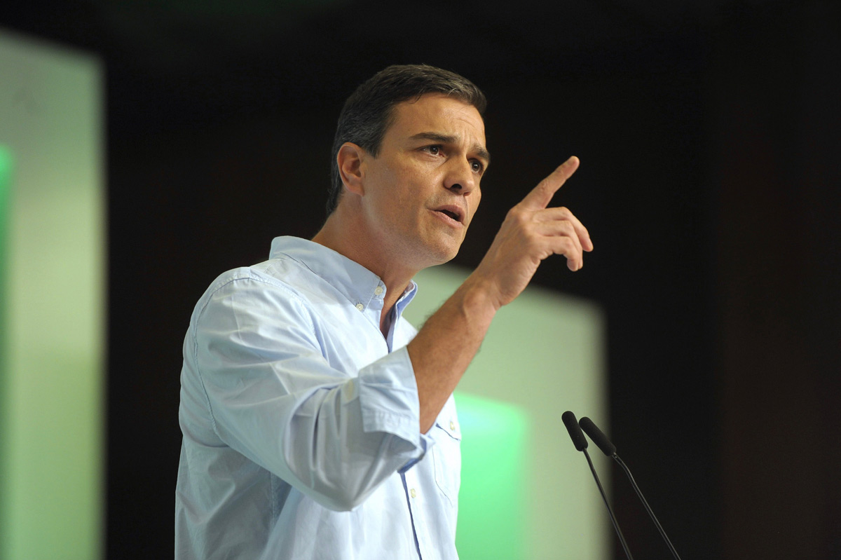 El secretario general del PSOE, Pedro Sánchez