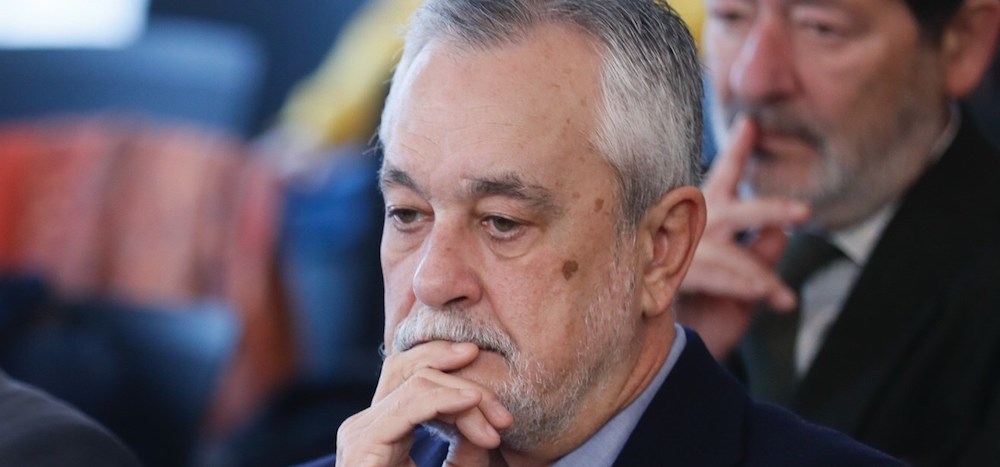 El expresidente de la Junta José Antonio Griñán, en el juicio.