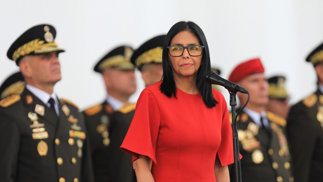 La presidenta encargada de Venezuela, Delcy Rodríguez. EP.