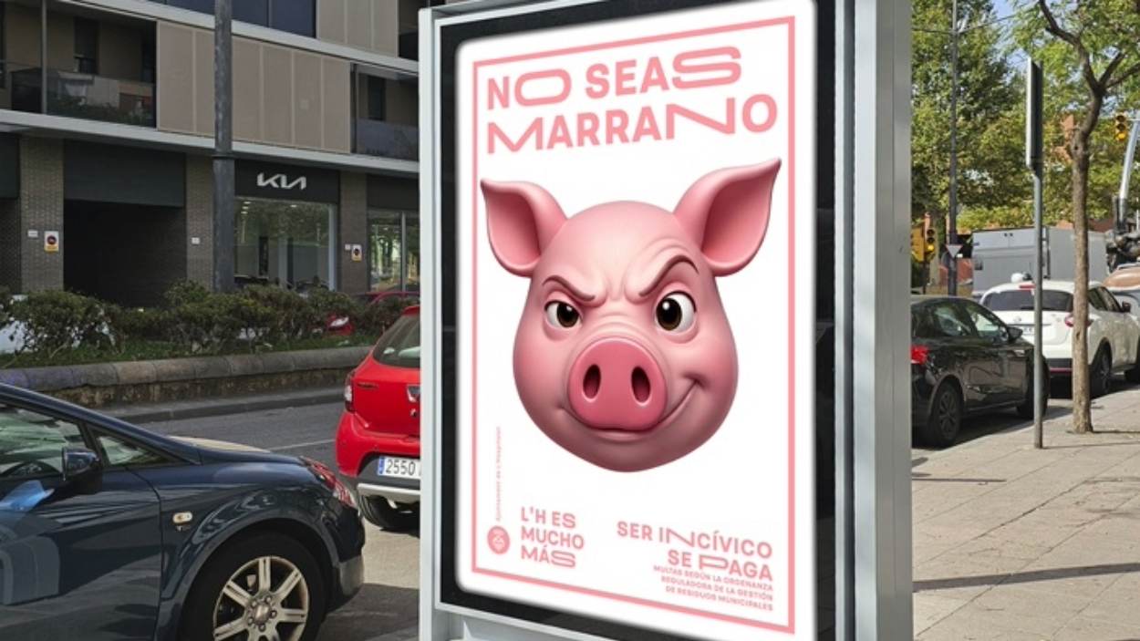 Cartel de la campaña 'L’H és molt més. I tu també'. Ayuntamiento de L'Hospitalet