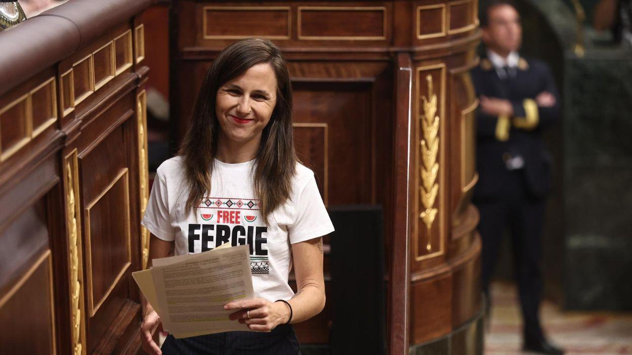Ione Belarra defiende la proposición de ley de Podemos sobre la jubilación. EP