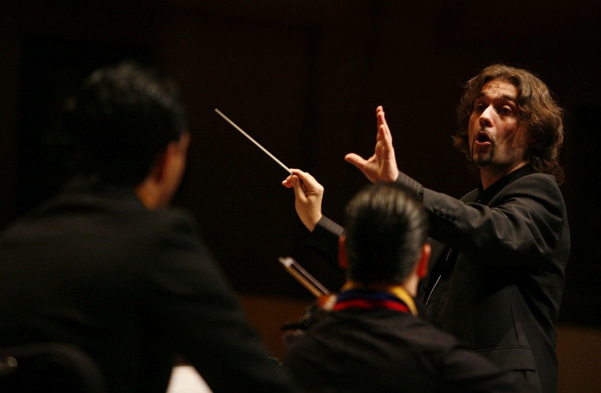 El director titular de la Orquesta Sinfónica de Baleares, Pablo Mielgo