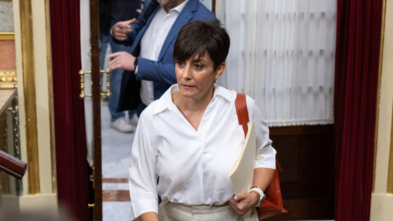 La ministra de Vivienda y Agenda Urbana, Isabel Rodríguez, en el Congreso de los Diputados. EP