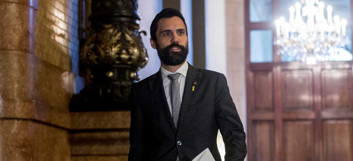 El presidente de la Cámara catalana, Roger Torrent. EFE/Archivo