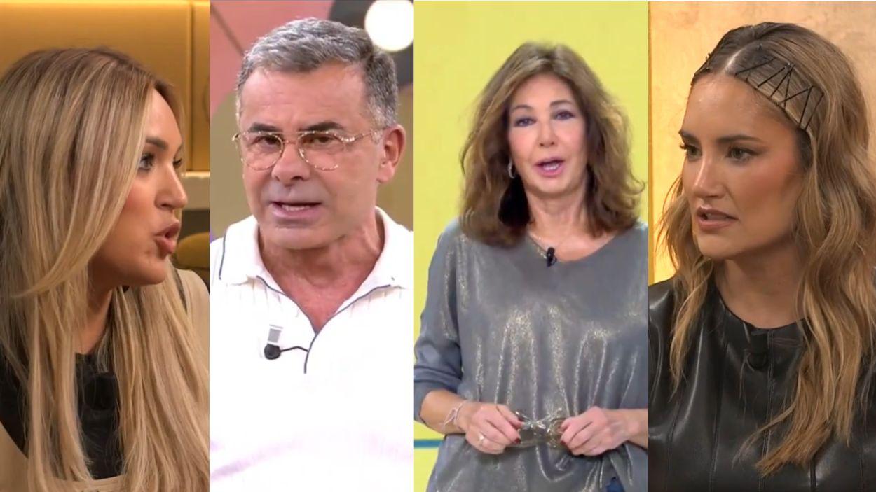 Marta Riesco, Jorge Javier Vázquez, Ana Rosa Quintana y Alba Carrillo. TEN/MEDIASET