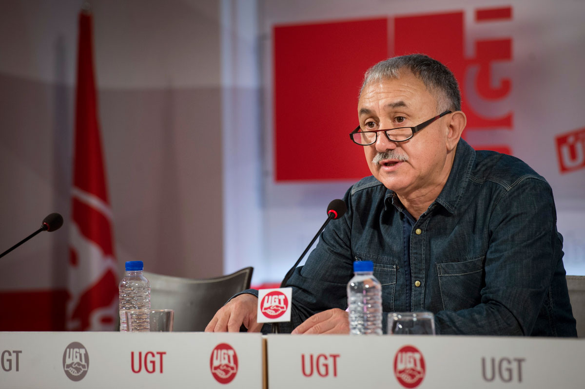 El secretario general de UGT, Pepe Álvarez