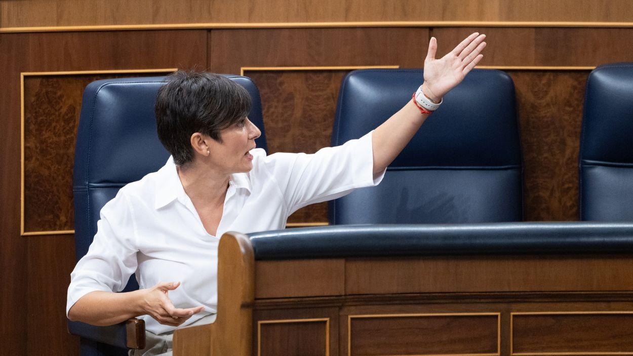 La ministra de Vivienda, Isabel Rodríguez, en el Congreso de los Diputados. EP