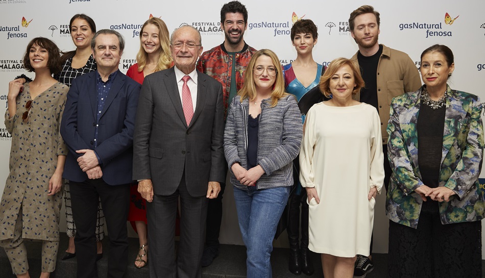 Presentación de Proyecto Tiempo, la nueva película de Isabel Coixet, en el Festival de Málaga.