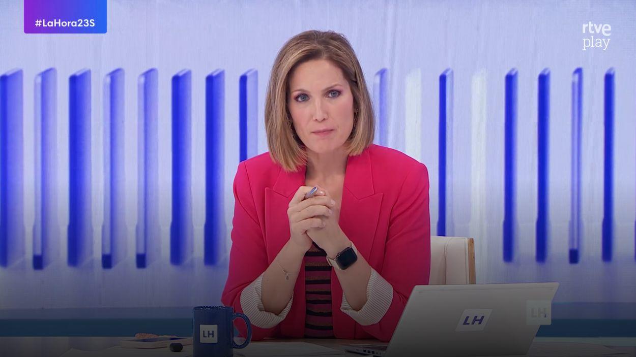 Silvia Intxaurrondo en 'La Hora de La 1'. RTVE