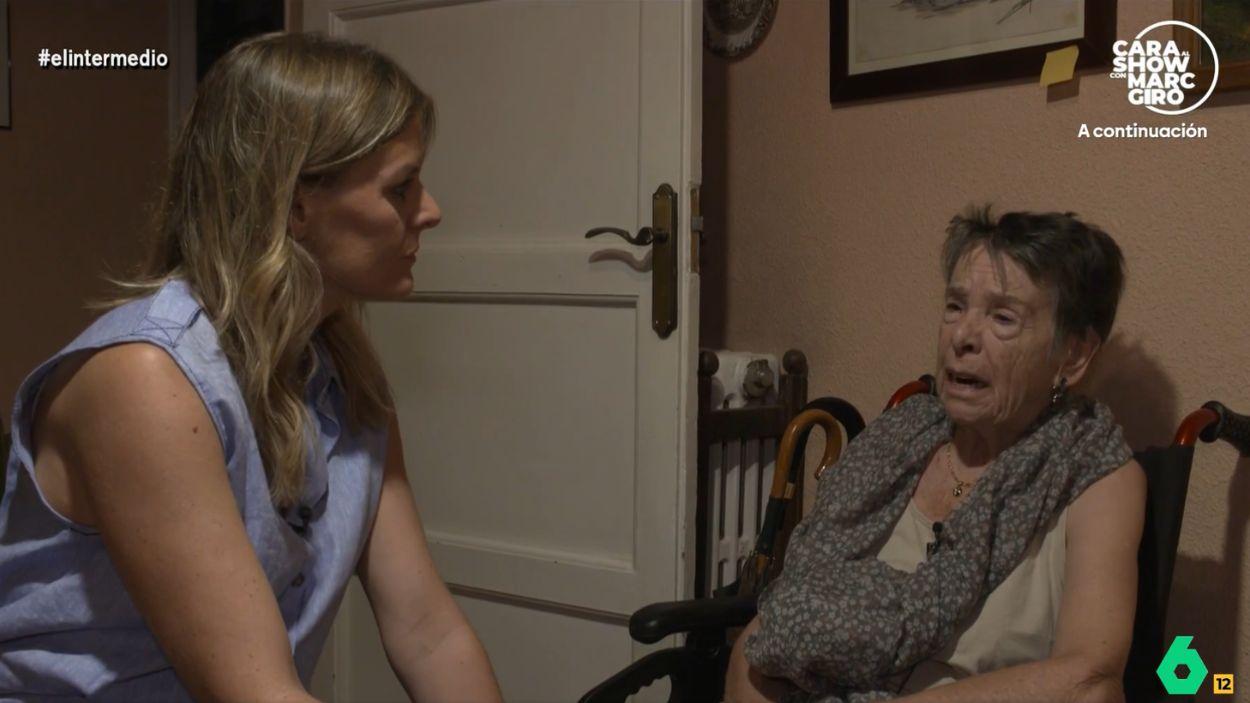 Andrea Ropero junto a Maricarmen. ATRESMEDIA. 