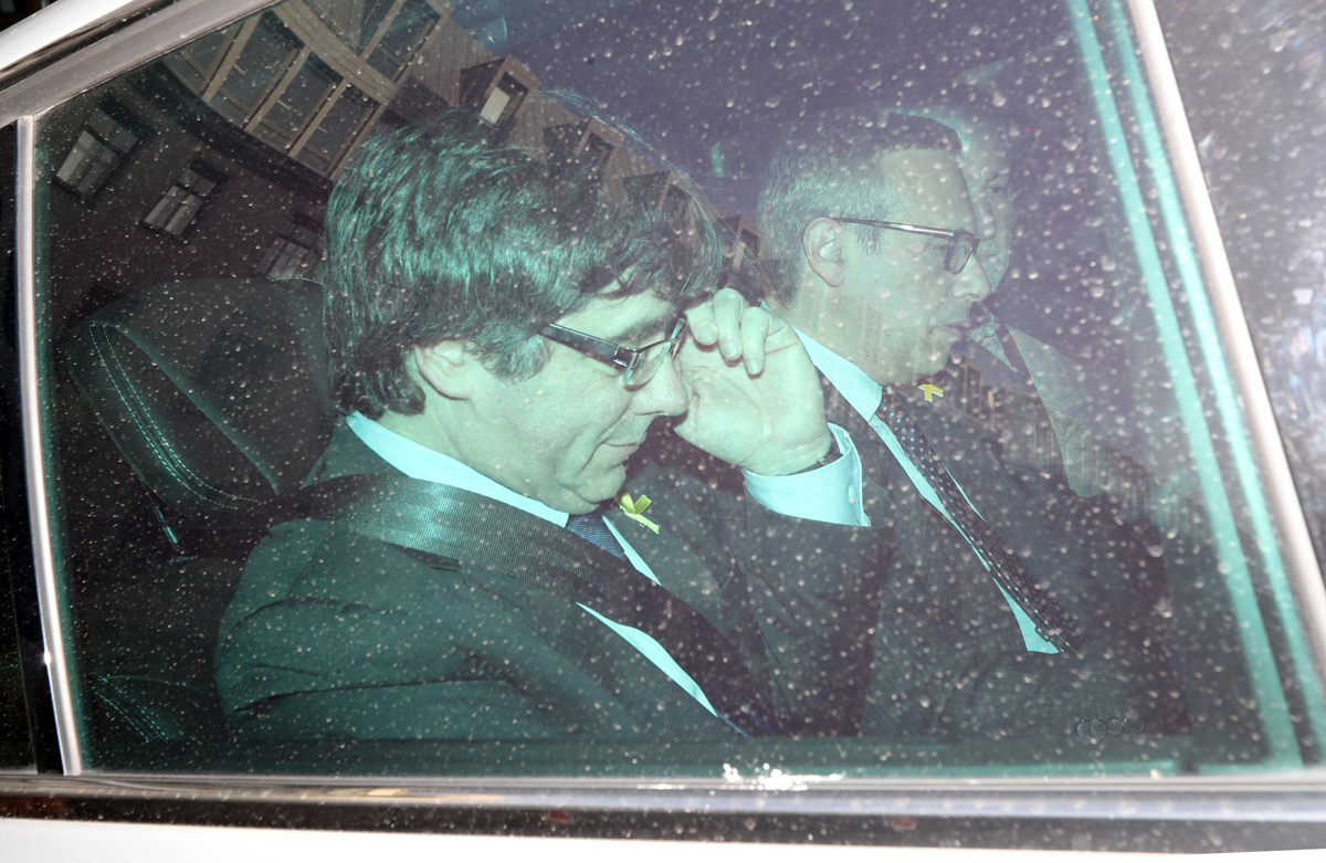 Carles Puigdemont el pasado 15 de abril en Berlín