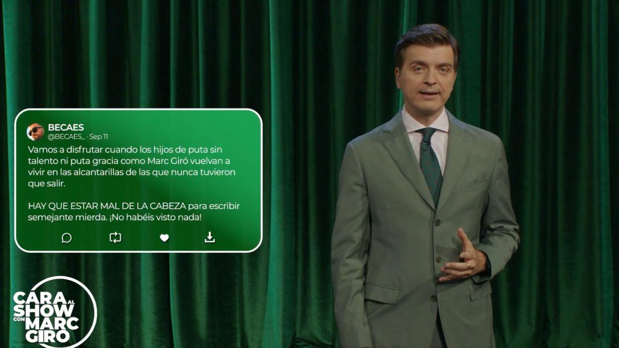 Marc Giró en 'Cara al Show'. ATRESMEDIA