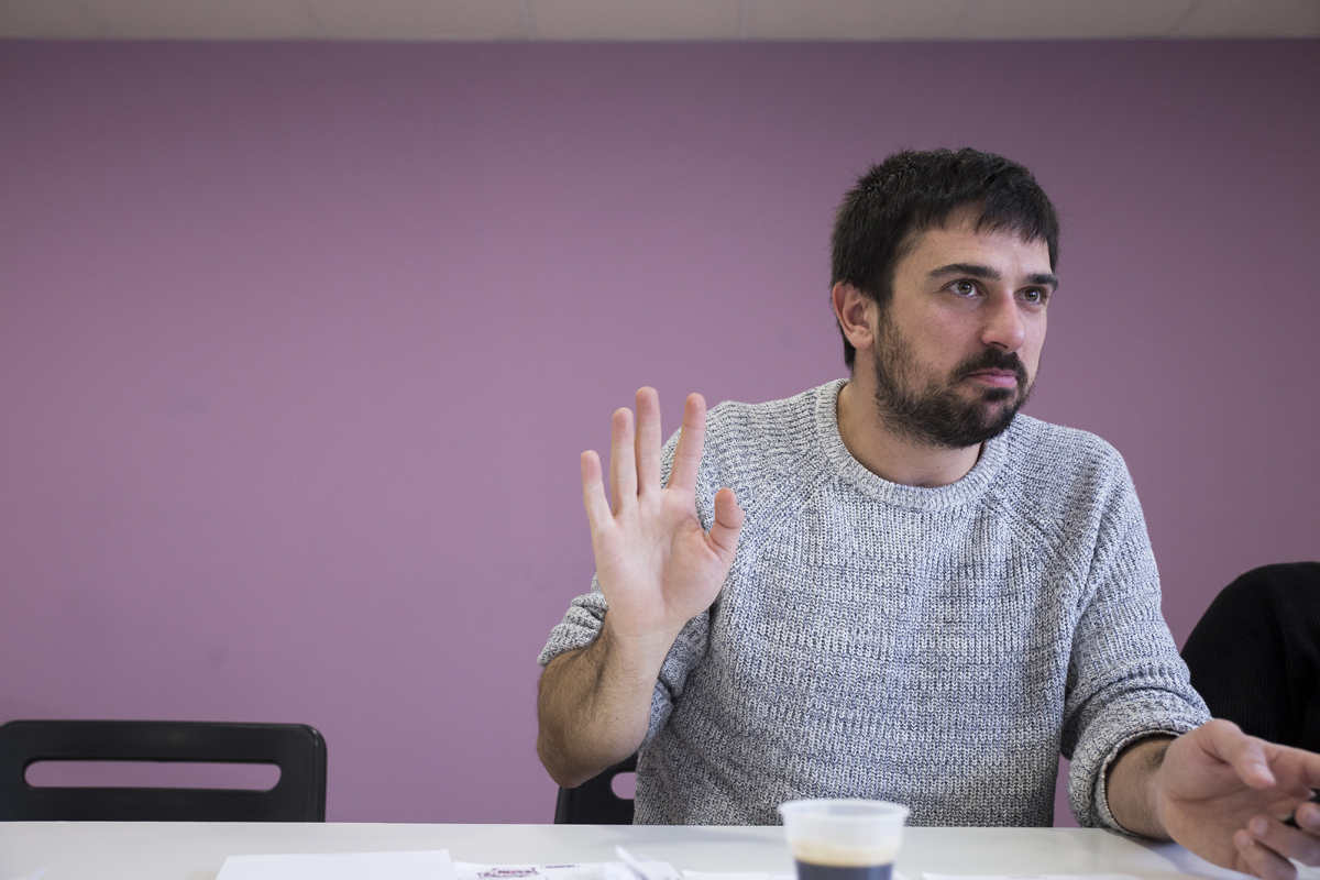 Ramón Espinar, exsecretario general de Podemos en la Comunidad de Madrid, en una imagen de archivo. 