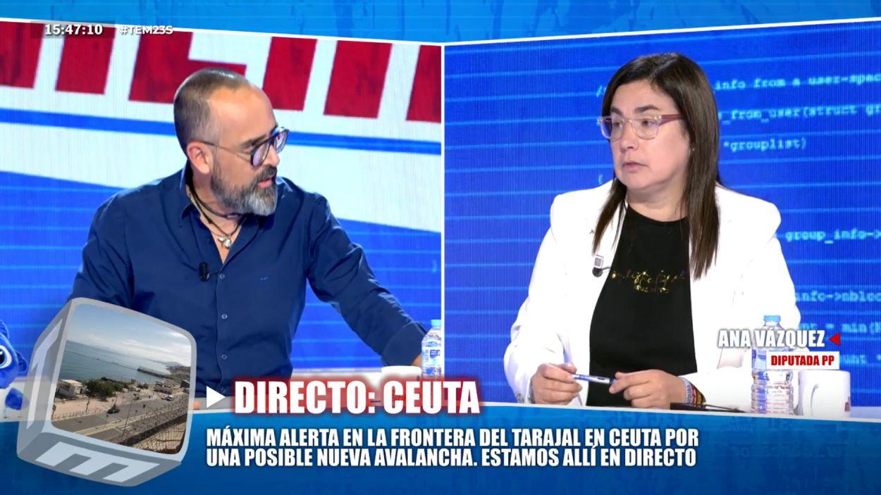 Risto Mejide y Ana Vázquez en 'Todo es Mentira'. MEDIASET.