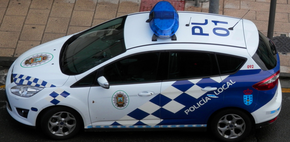 Un coche de la Policía local de Lugo