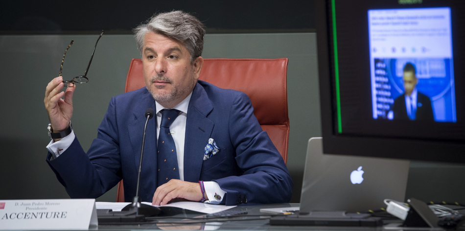 El presidente de Accenture en España y Portugal, Juan Pedro Moreno