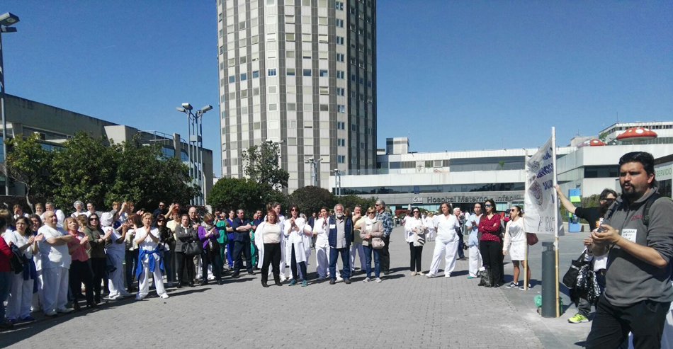 Trabajadores del Hospital La Paz contra la privatización de las cocinas
