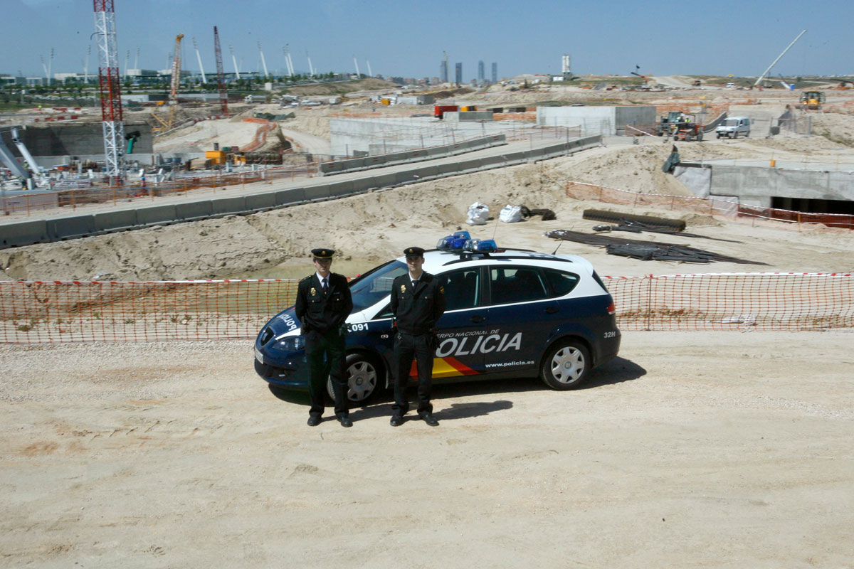 Obras del Campus de la Justicia de Madrid