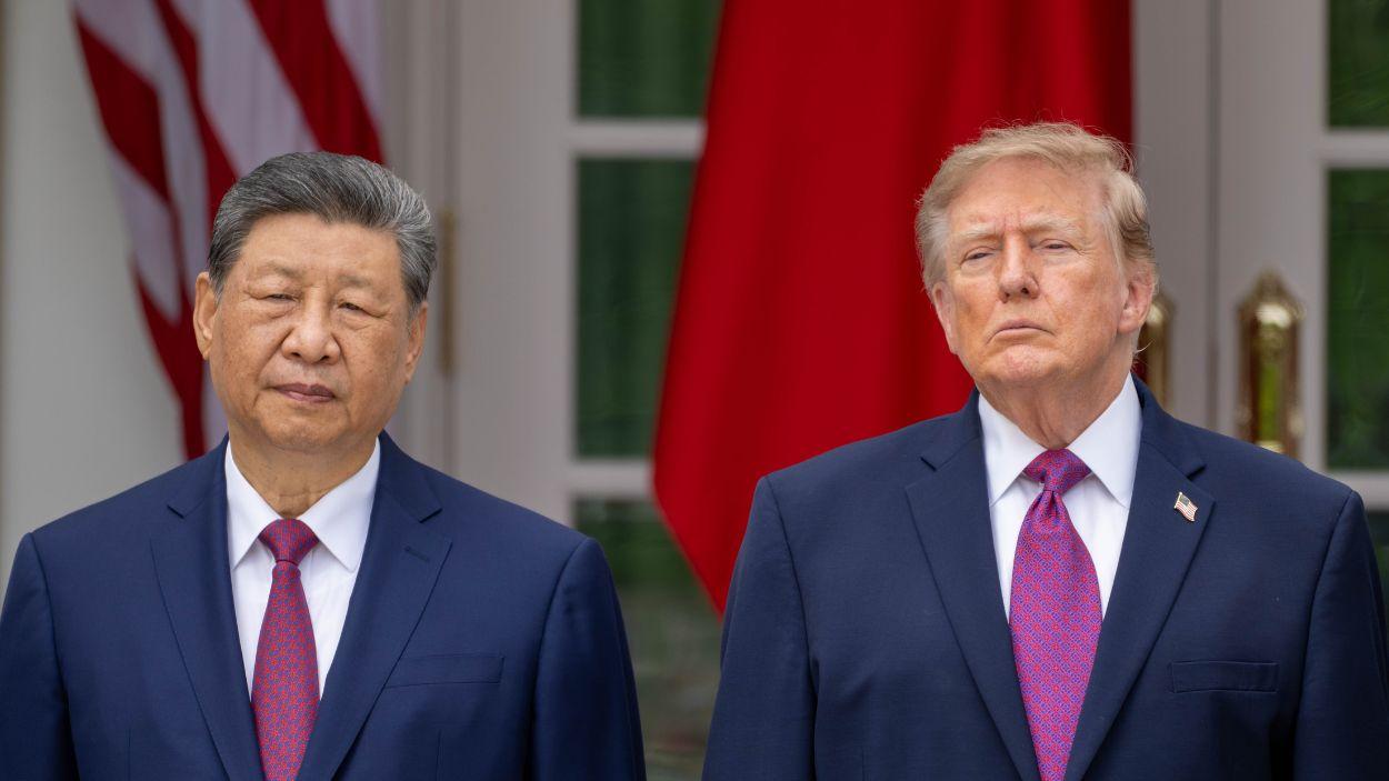 Trump y Xi Jinping en la Casa Blanca. EP