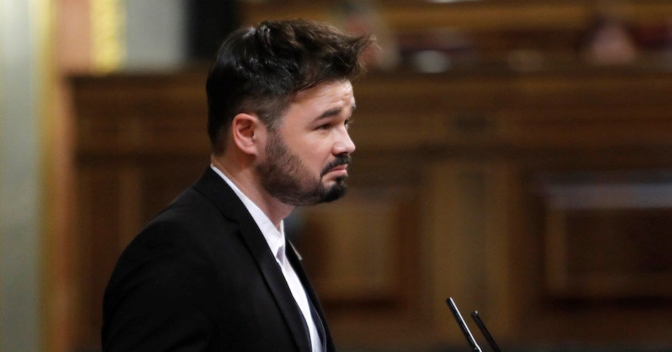 El diputado de ERC Gabriel Rufián