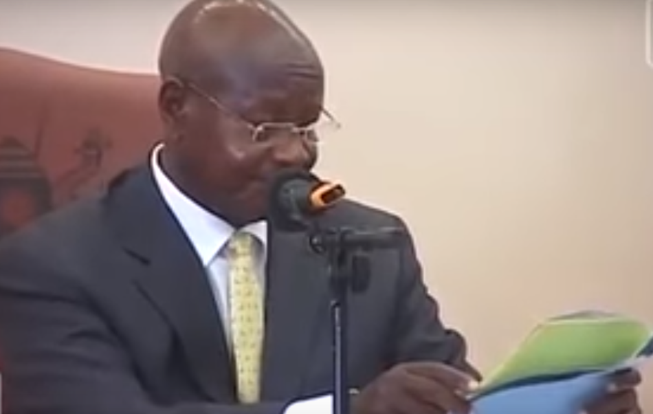 El presidente de Uganda, Yowerini Museveni. 