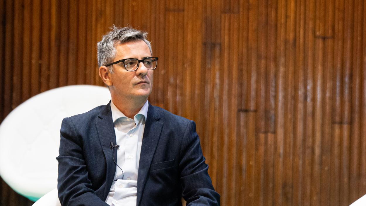 El ministro de la Presidencia, Justicia y Relaciones con las Cortes, Félix Bolaños, durante un acto. EP.
