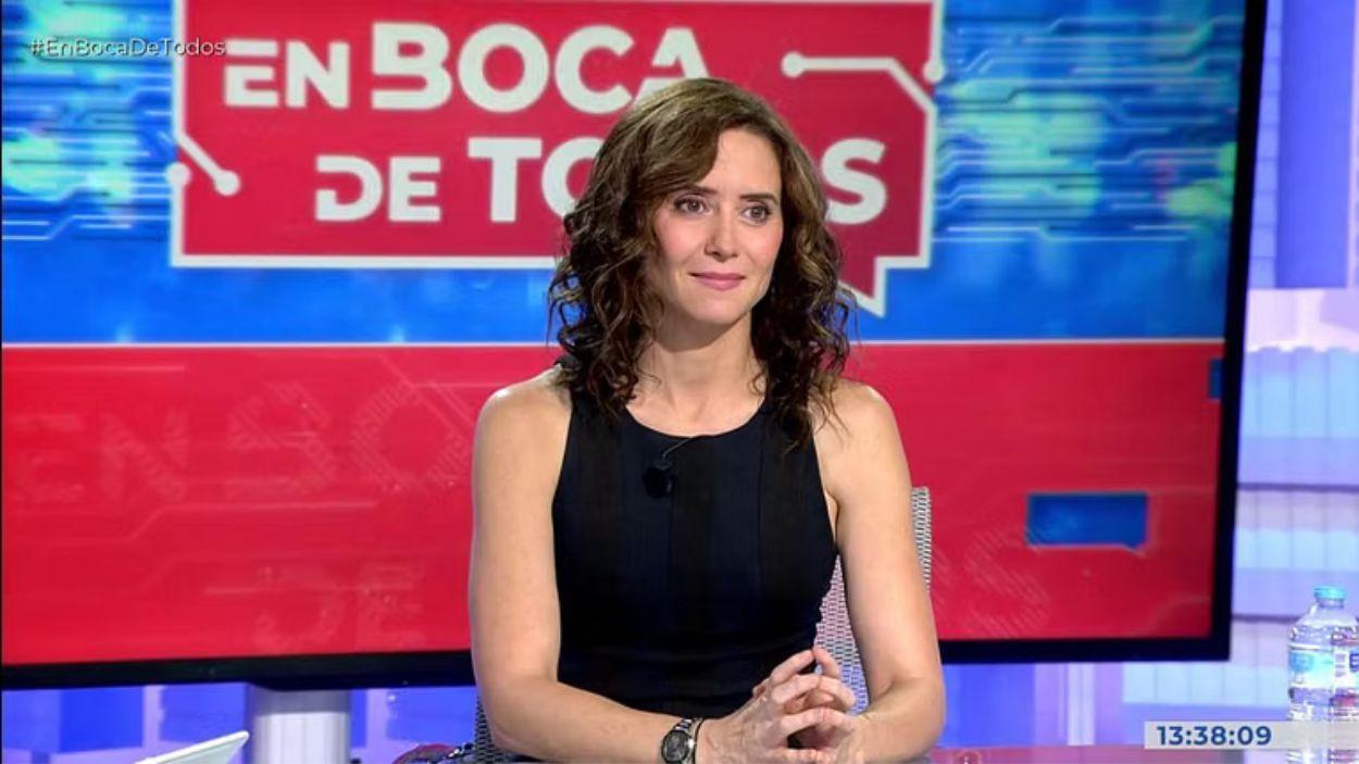 Isabel Díaz Ayuso. Mediaset