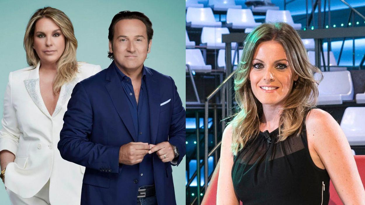 Carmen Porter, Iker Jiménez y Andrea Ropero. MEDIASET/ATRESMEDIA