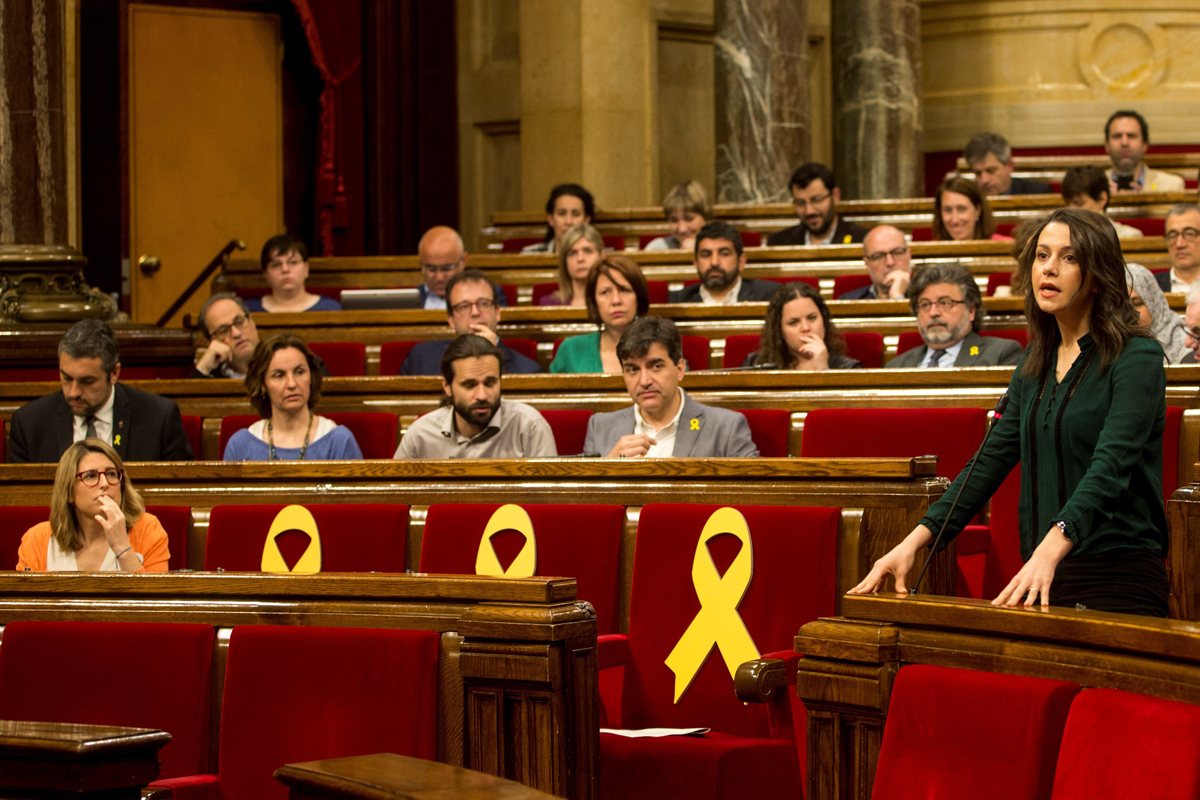 La líder de Ciudadanos en Cataluña, Inés Arrimadas.