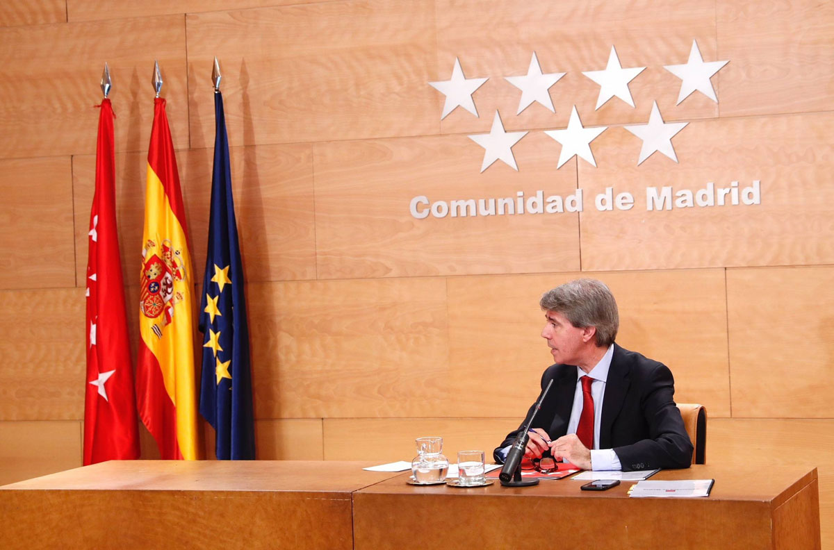 Ángel Garrido, presidente en funciones de la Comunidad de Madrid. 