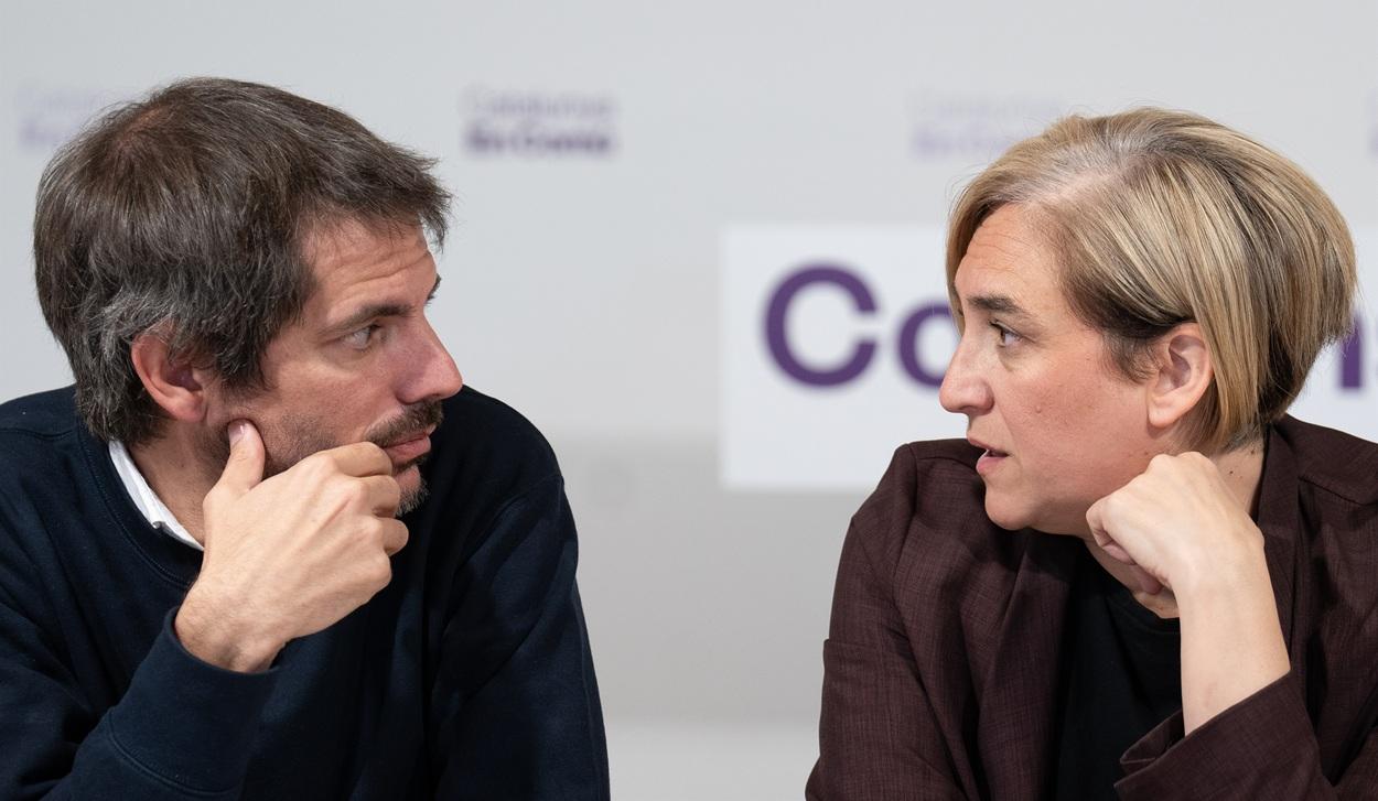 Ernest Urtasun y Ada Colau. EP
