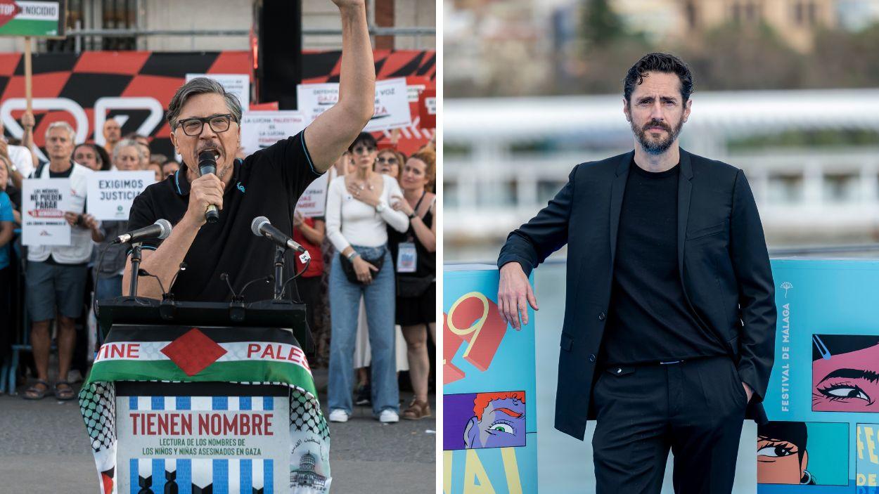 El actor y guionista Carlos Bardem y el actor Juan Diego Botto. EP