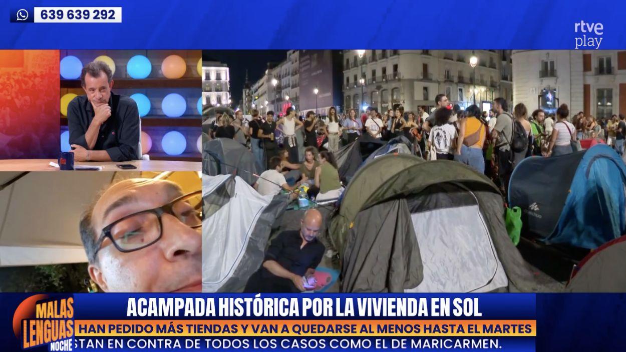 El colaborador de Malas Lenguas José Miguel Villarroya. Malas Lenguas